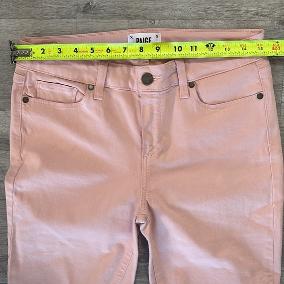 Paige Verdugo Crop Pink Jeans Sz 30/L - Picture 5 of 12